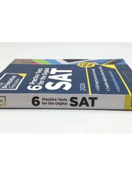 Princeton Review Digital SAT 2026 6 Practice Tests Exam Prep Book New - Picture 3 of 5